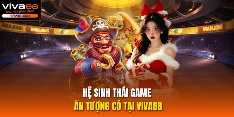 Hệ sinh thái game ấn tượng có tại Viva88